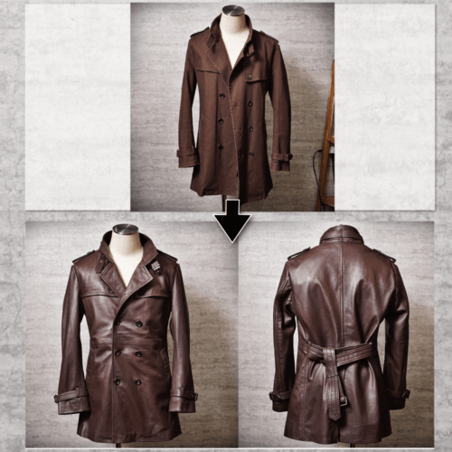 レザー・コート(ブランド名：Leather Coat)